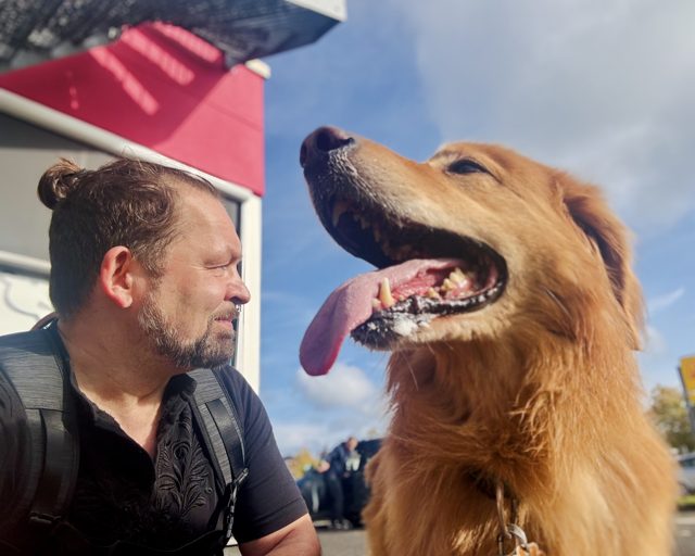 Sören mit Hund